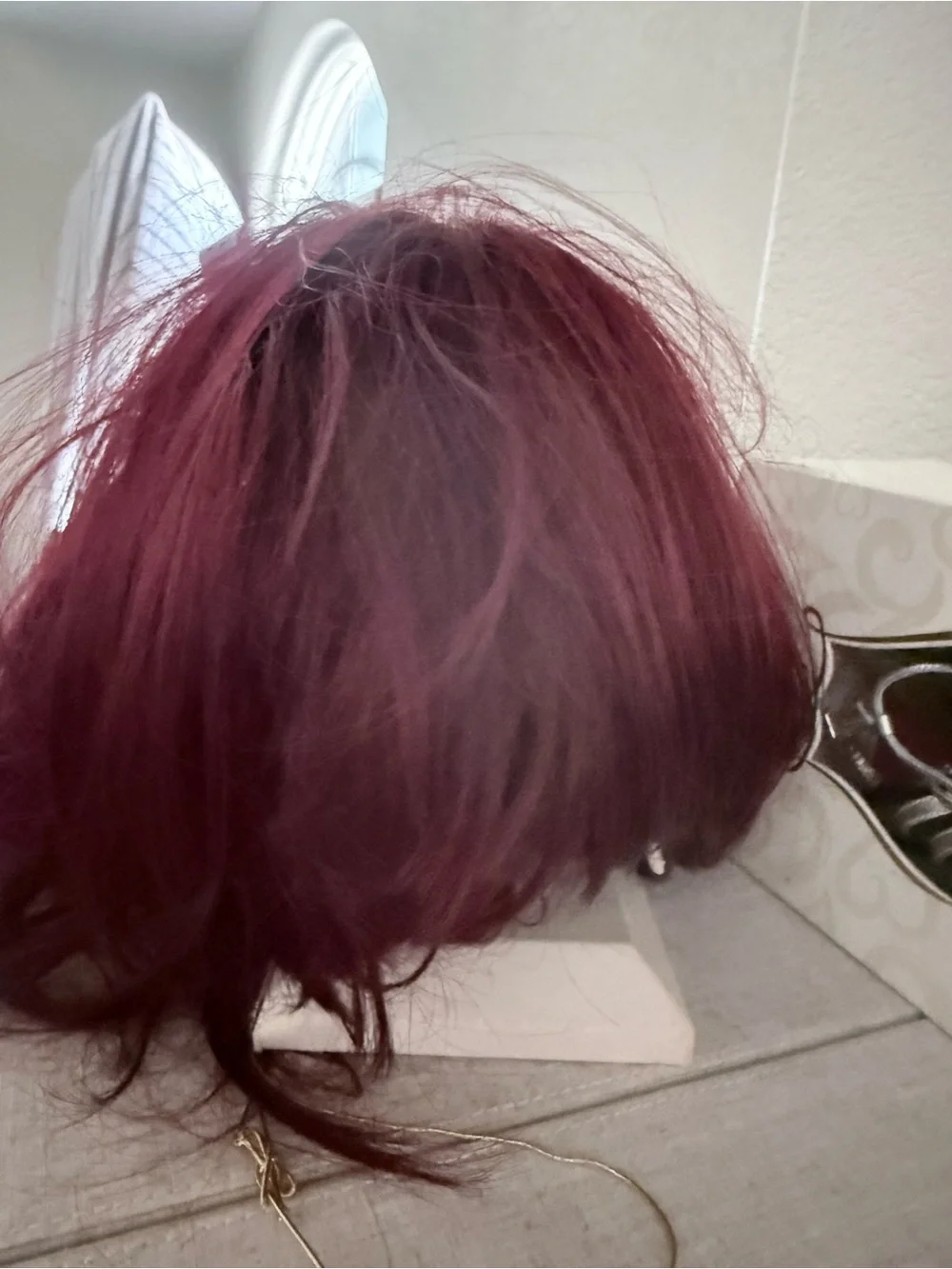 Women’s Synthetic Wig - Burgundy Layered Style never worn